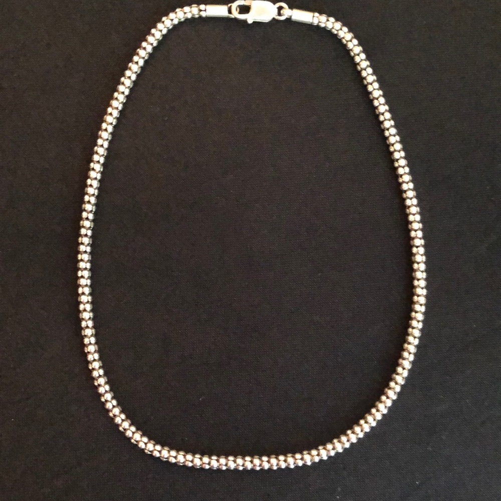 Silpada textured, black accent necklace.